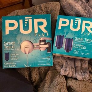 Pur Plus Water Filtration system & 2 pack filters